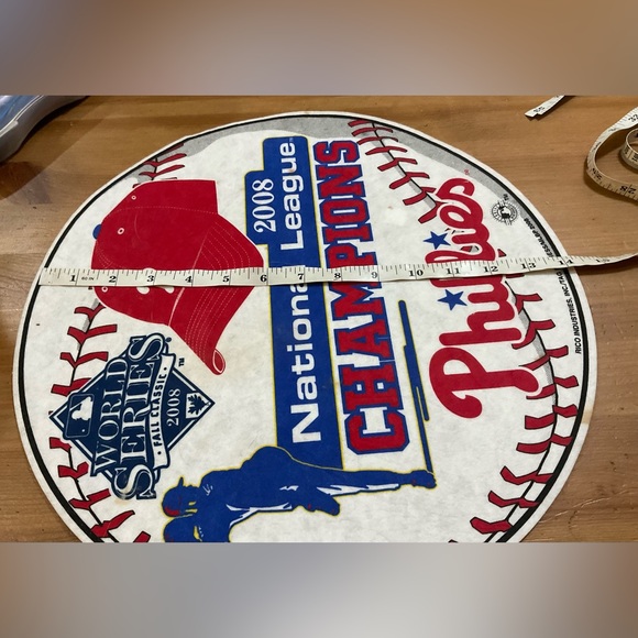 Rico Industries: Philadelphia Phillies round vintage 2008 champion pendant (MLB) - Picture 5 of 5
